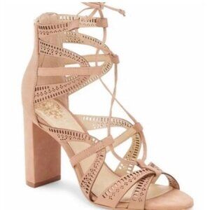 Vince Camuto Tan Strappy Heels
